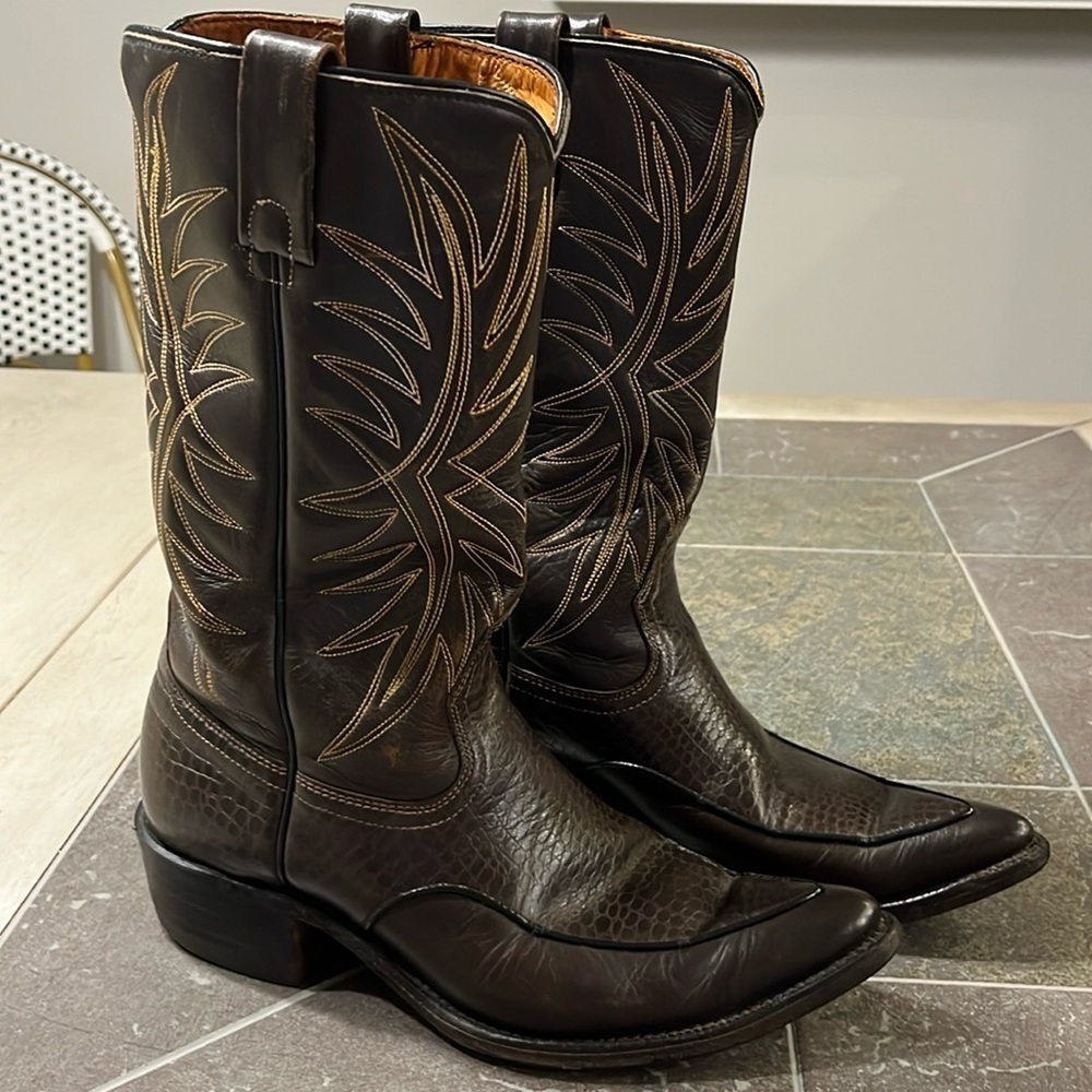 Neolite Men’s Leather Cowboy Boots Size 7 1/2.